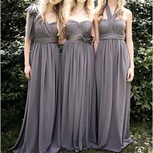 Jenny Yoo ‘Aiden’ Dress in Dove Grey